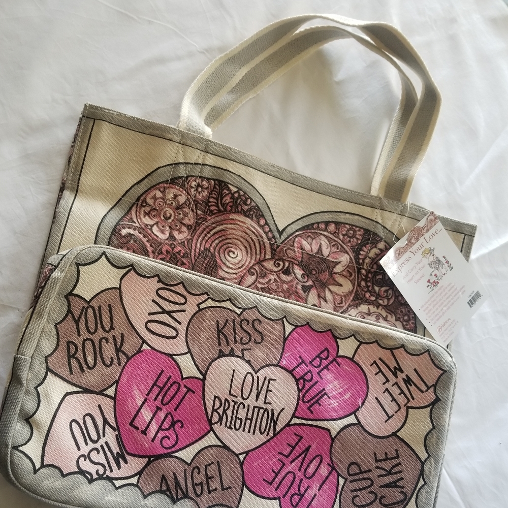 Brighton canvas tote
